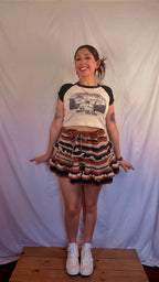 Marla Ruffle Mini-Skirt