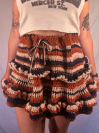 Marla Ruffle Mini-Skirt